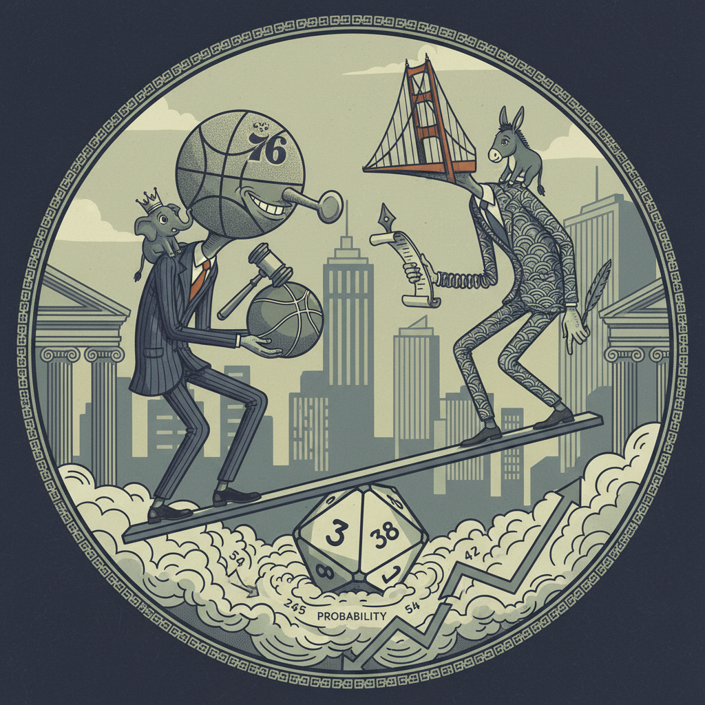 Hardwood Oligarchy: How the 76ers-Warriors Clash Reflects America’s Deepening Wealth Disparities